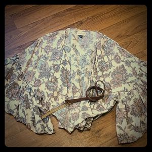 Flare Sleeve Cover Up